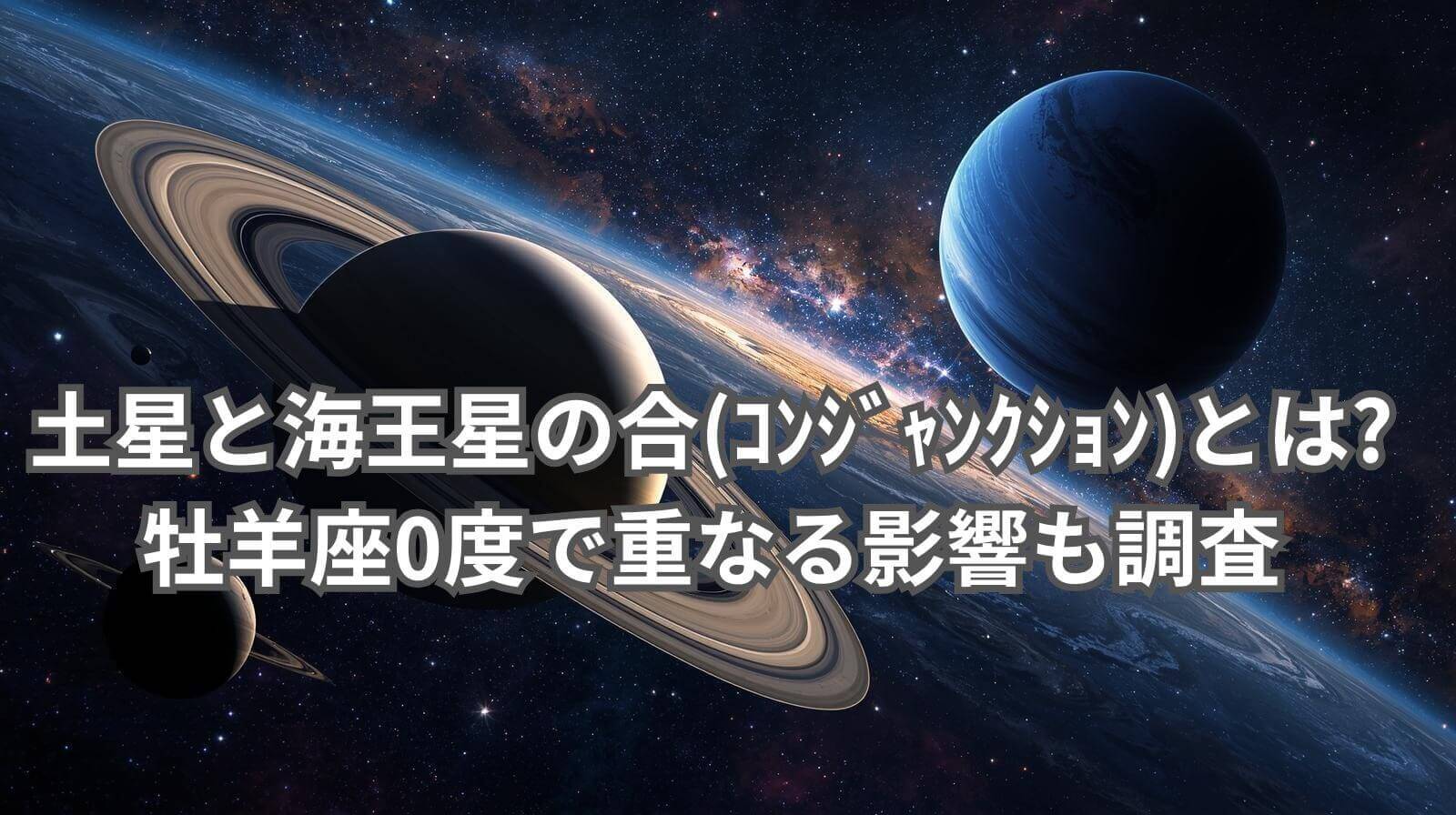 土星と海王星の合(コンジャンクション)とは?牡羊座0度で重なる影響も調査 | KIYOMIタイムズ